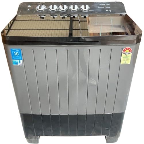 Voltas Beko, A Tata Product 14 Kg 5 Star Semi-Automatic Top Load Washing Machine (WTT140UPA/BKSSDG5GTDA, Grey, Special pulsator and Double waterfall Technology)
