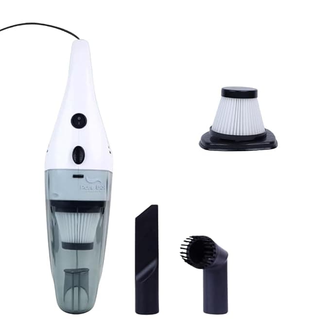 Corded 800W Vacuum Cleaner, Powerful Suction 2-in-1 Handheld Vacuum with Extra HEPA Filter, Compact Portable Vacuum Cleaner for Home, Car, Sofa, Bed & Office, No Stick or Floor Brush