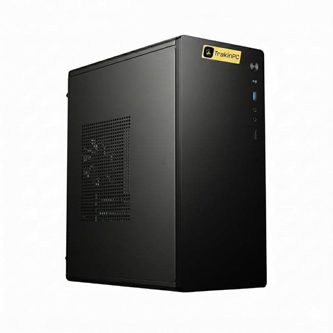 Assembled Desktop CPU with Core i3-2170 2nd Gen 3.10Ghz II 4GB Ram ddr3 II 320GB HDD II HDMI VGA Ports II NVMeM.2 Slot II HD Graphics 2000 II USB 2.0 II WiFi II Win 10 Pro II MS Office, Black
