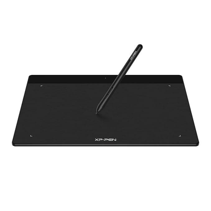 XPPen Deco Fun L 10x6 Inches Graphic Tablet, 8192 Pressure Levels, Battery-Free Stylus, Ideal for Online Teaching, Animation, VFX & Design Beginners, Supports Windows/Mac/Linux/Android - Black