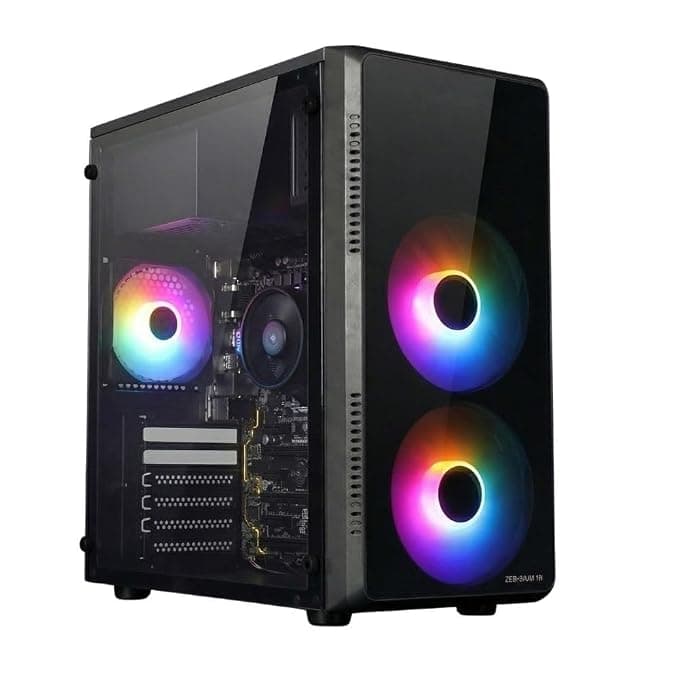 i5 4th Generation Desktop PC with H81 Motherboard, 4GB DDR3 RAM, 128GB SSD, WiFi + Bluetooth Dongle, Assembled Computer for Office, Business, Study, Browsing and Everyday Use