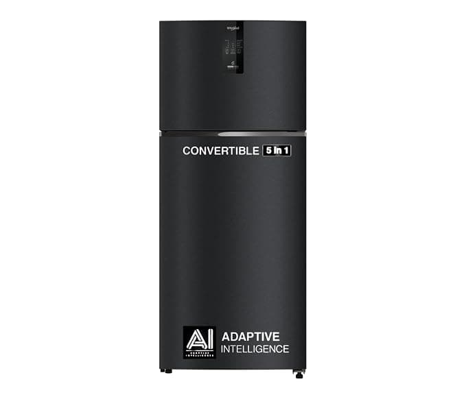 Whirlpool 411L 2 Star IntelliFresh Convertible Inverter Frost Free Double Door Refrigerator (IF INV CNV 455 GRAVITY BLACK(2S)-Y, 2026 Model)