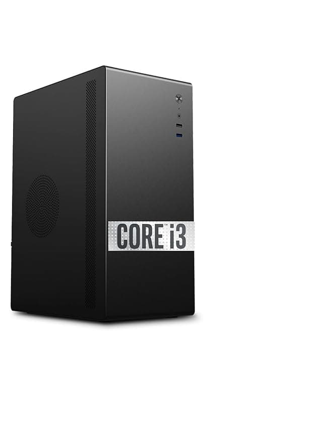 Computer Desktop CPU Core i3-8th 3.60GHz Gen (i3-8100 II USB 3.0 II WiFi II HDMI II VGA II HD Graphics 630 II Ethernet II Win 11 & MSO) Basic Software Installed (512, GB, 8, GB)