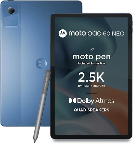 Motorola Pad 60 Neo 11 Inches Display |Wi-Fi |(Blue, 8 GB RAM, 128 GB ROM)