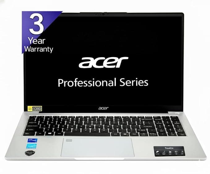 Acer Professional 15 Laptop 13th Gen i7-1355U 16GB RAM,512GB SSD, Win11 Pro