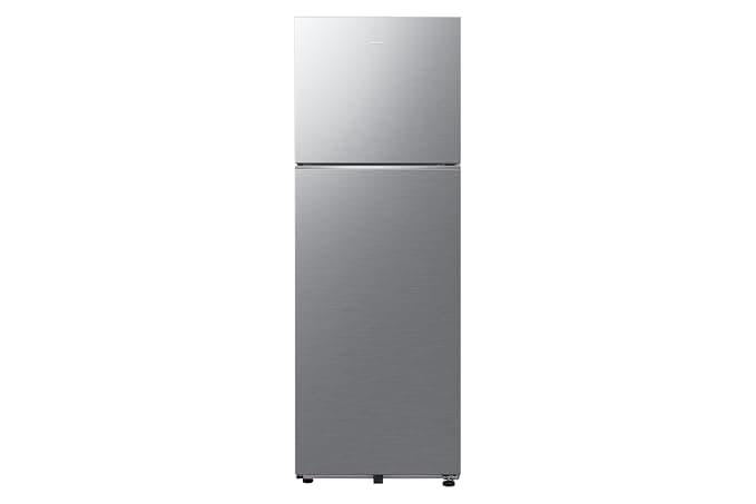 Samsung 330 L, 2 Star, Convertible 5-in-1, Digital Inverter, Frost Free Double Door, WiFi Bespoke AI Refrigerator (RT34HG5A42S8HL, Silver, Light DOI Metal, 2026 Model)