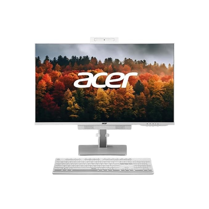acer Aspire C24 60.5 cm (23.8") Full HD IPS Display All in One (AIO) Desktop Intel Core i5-12450H Processor (Win11 Home/16 GB/512 GB SSD/Microsoft Office) Full HD Webcam, Wireless Keyboard & Mouse