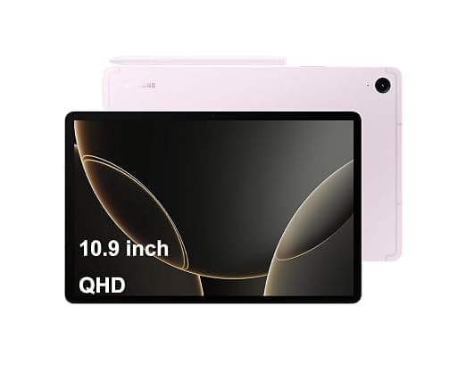 Samsung Galaxy Tab S9 FE Android Tablet (10.9” Touchscreen, 8GB RAM, 256GB Storage, 18-hr Long Battery Life, S Pen, 12MP Front Camera + 8MP Rear Camera, Lightweight Durable Design) SM-X610, Lavender