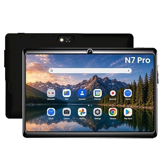 IKALL N7 Pro 7-Inch Android Wi-Fi Tablet | 2GB RAM, 16GB Storage | Wi-Fi Only | 3000mAh Battery | Dual Camera | Compact & Lightweight | Ideal for Learning & Entertainment – Black