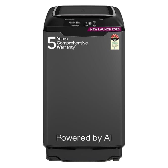 Godrej 8 Kg 5 Star Zero Pressure Technology, Fully-Automatic Top Load Washing Machine (2024 Model, WTEON ALR C 80 5.0 FDANS GPGR, Roller Coaster Wash and Advanced Digital Display, Graphite Grey)
