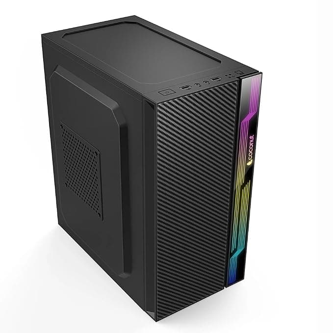 Desktop PC #CPU i5-GEN4 + 16GB RAM + 512GB SSD NVMe + HDMI + VGA +LAN + USB 3.0 + HD Graphics + Windows 11 Pro License & MS Office | Tower PC
