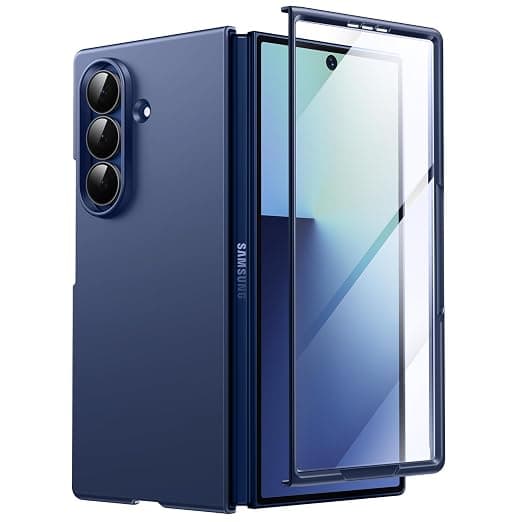 JETech Slim Case for Samsung Galaxy Z Fold 7, Blue