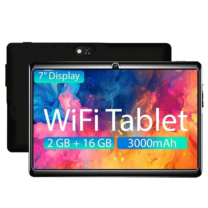 IKALL N11 Pro Tablet - 7inch Display, 2GB RAM & 16GB ROM, 3000mAh Battery, Wi-Fi, Android 8.0, 2MP Rear Camera (Black)