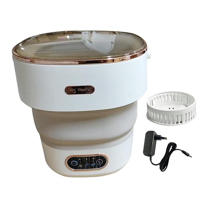 Underwear Washing Machine Portable Washing Machine for Apartment Rvs Camping Beige