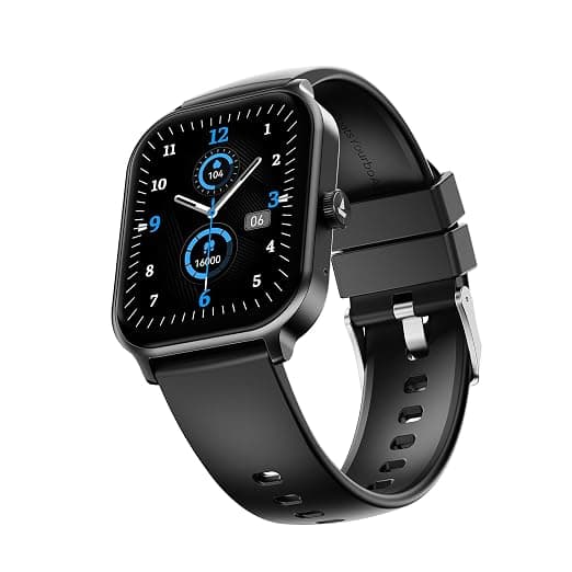 boAt Ultima Ember 2 Smartwatch, 1.96” AMOLED Display, Ultra Bright 1000 nits Brightness, AOD, Personalized Fitness Nudges, Functional Crown, 100+ Sports Mode smartwatch for Men & Women (Active Black)