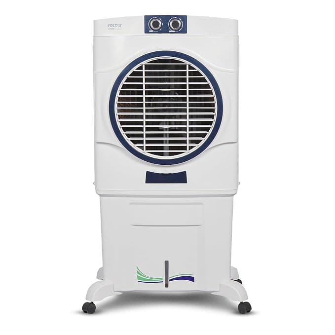 Voltas Magic air 85, with Swing Control (85 Litre Capacity, Water Level Indicator, Glass Plastic Fan, Honeycomb Cooling Media, White)