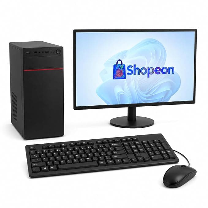 Student Learning Desktop Set | Core i3 2nd Gen | 8GB DDR3 RAM | 128GB SSD | 20 Inch HD LED Monitor | Keyboard, Mouse, Speakers, WiFi | 2 Years Warranty
