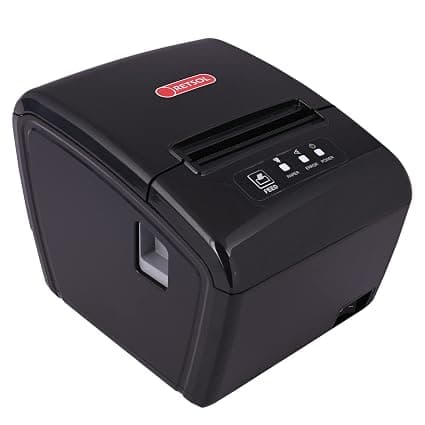 RETSOL RTP-82UE 200mm Thermal Receipt Printer with LAN Interface & USB Connectivity 203 DPI Resolution Monochrome Desktop Barcode Printing and Label Printing Compatible with Windows & Linux (1 Pc)