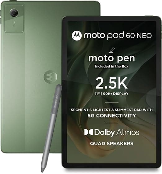 Moto Pad 60 Neo 5G (Pantone Bronze Green, 128, GB, 4, GB)