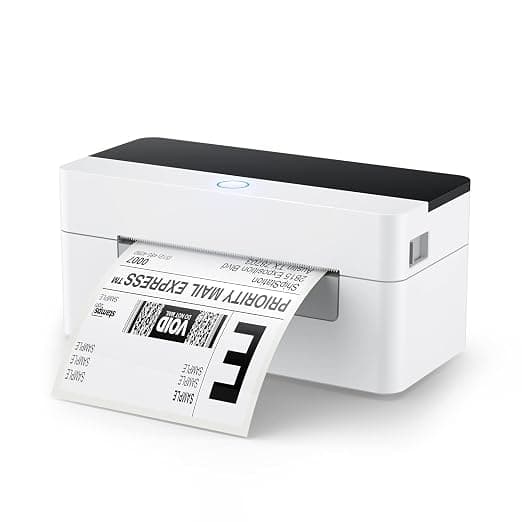OFFNOVA USB Shipping Label Printer, 4x6 Label Printer for Shipping Packages, High Speed Thermal Printer, Supports ShipStation UPS FedEx Ebay, NO Bluetooth Function