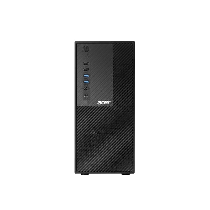 acer Veriton Desktop, 12th Gen, Intel Core i3 12100 Processor, Intel UHD Graphics 730, 8 GB DDR4, 512 GB, Windows 11 Home, Black, 15.7L, M200-H610