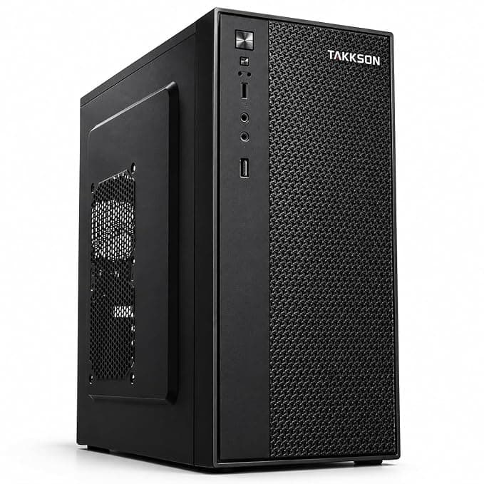 TAKKSON Computer Desktop PC | Core i5 4th Gen | 16 GB RAM | 256 GB SSD | HDMI | VGA | Ethernet | HD Graphics | USB 3.0 | Windows 11 Pro | Office | Basic Software Installed CPU