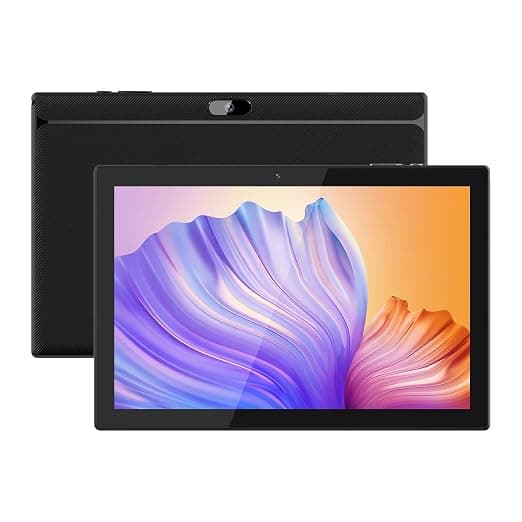 NOVOJOY 64GB Tablet 10 Inch Tablet, Android Tablets, 6000Mah Battery Quad Core Hd Touch Screen Tablet Computer, with Wifi Bt Google Play Android Tablets. Black.