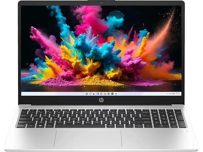 HP Professional 15 (2026), Intel (i7 14th Gen) Core 7 150U - (32 GB/512 GB SSD/Intel Iris Xe Graphic/Windows 11 Pro) Business Laptop/15.6" FHD/Backlit + Fingerprint/Silver/Copilot Key/1.5kg/MSO 2024