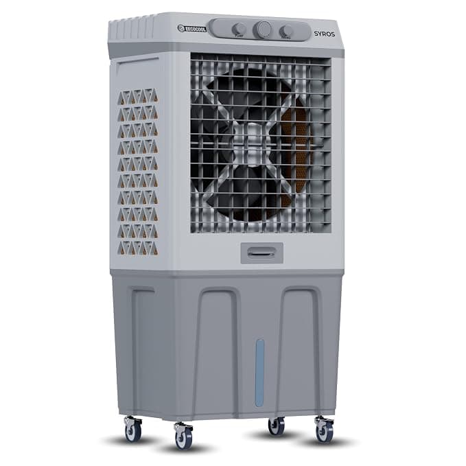 EECOCOOL Syros 120 L Desert Air Cooler for Home with Honeycomb Cooling Pads, Auto Swing & Water Level Indicator | Inverter Compatible & | 1 Year Warranty
