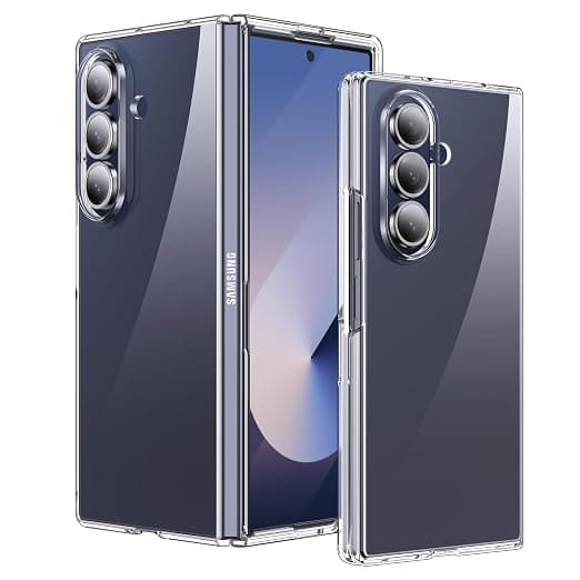 Lemxiee Cover for Samsung Galaxy Z Fold 7 Case by Ultra-thin & Transparent Acrylic case