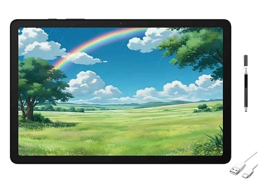 SAMSUNG Galaxy Tab A9+ 11 inch 64GB Android Tablet, Big Screen, Quad Speakers, Upgraded Chipset, Multi Window Display, Slim, Light, Durable Design, Graphite with HEXAccessories