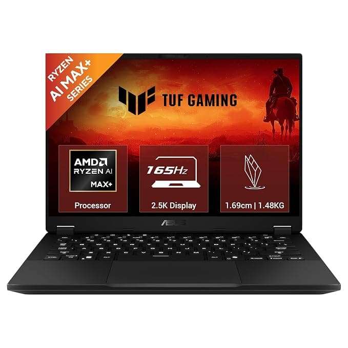 ASUS TUF A14 (2026),AMD Ryzen AI MAX+ 392, AMD Radeon 8060S iGPU,32GB RAM,1TB SSD, QHD+, 14"(35.5 cm),Windows 11, M365 Basic(1Y)* Office 2024,Jaeger Gray,1.48 Kg,FA401EA-RG020WS, Creator/Gaming Laptop