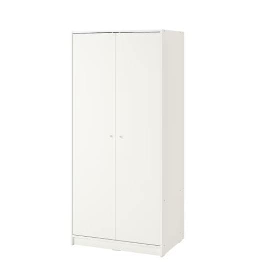 Ikea KLEPPSTAD with 2 Doors, White 79x176 cm (31 1/4x69 1/4")(Engineered Wood)