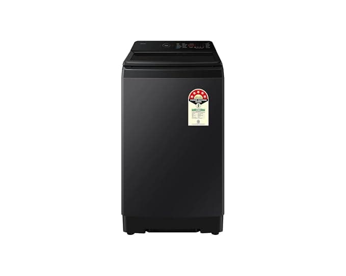 SAMSUNG 8.0 kg 5 Star Top Load Washing Machine with AI Wash and Super Speed, WA80F08S2C (Deep Charcoal)