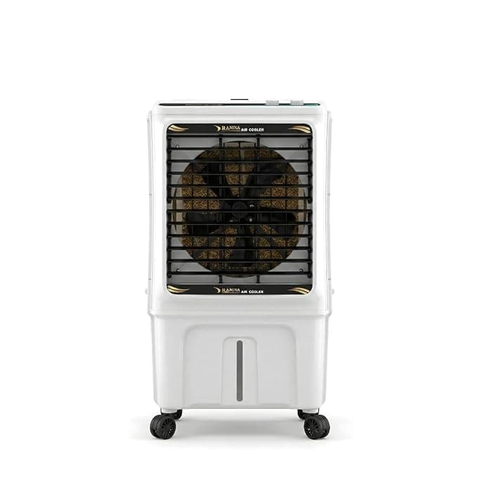 Ranjna Climex 65L Desert Air Cooler | 160W Low Power Consumption | Powerful Air Delivery | Honeycomb Cooling Pads | 3 Speed Control | Inverter Compatible | Castor Wheels