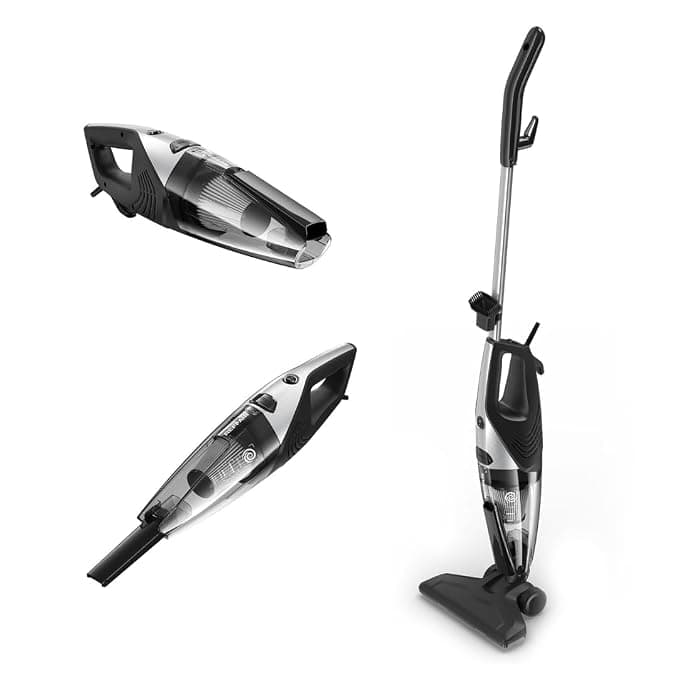 Reffair Cleanjet CX80 1000W Handheld Vacuum Cleaner for Home Use, 17 kPa Suction, Cyclone 10 Technology, High-Performance Motor, Lightweight (Silver Grey)