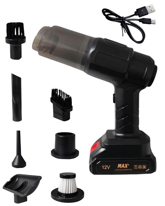Wireless Multifunctional Vacuum Cleaner for Car & Bikes