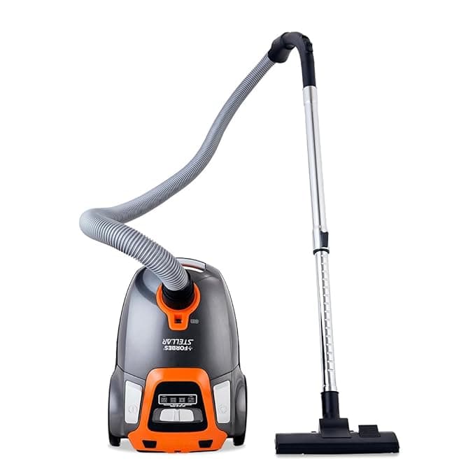 Eureka Forbes Stellar Dry Vacuum Cleaner | 1350 Watts Powerful Suction | Powerful Blower | LED Vario Power | Auto Cord Winder | 2.5 Liters Large Dustbag | 13 Accessories