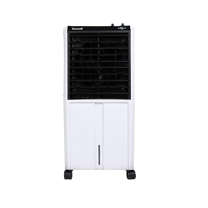SUMMERCOOL Kohinoor 65L Desert air cooler with wheel for Room | High Speed Fan | 25ft powerful air throw | Inverter Compatible | HoneyComb| Collapsible Louvres | 1 year warranty| White
