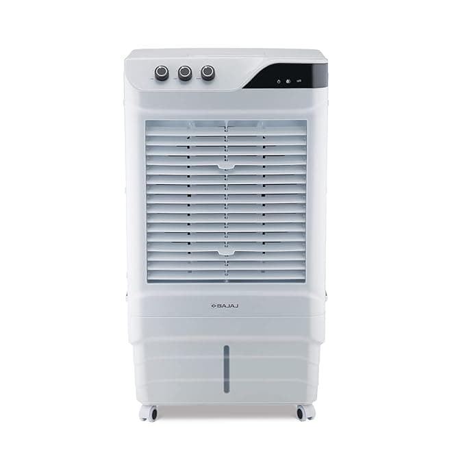 Bajaj DMH 65 Neo 65L Desert Air Cooler for Home|For Larger Room|High-Speed Fan|Anti-Bacterial Honeycomb Cooling Pad|90Ft Air Throw|3-Speed Control|3 Year Comprehensive Product Warranty|White