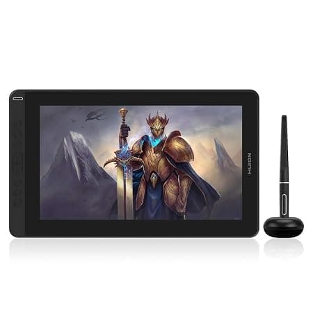 HUION Kamvas 13 Graphic Pen Tablet with Screen | 13.3 Inch Full HD IPS Display | Battery-Free Stylus PW517 | 8192 Pressure Levels | 120% sRGB | Tilt Support | USB-C Drawing Tablet | (Black)