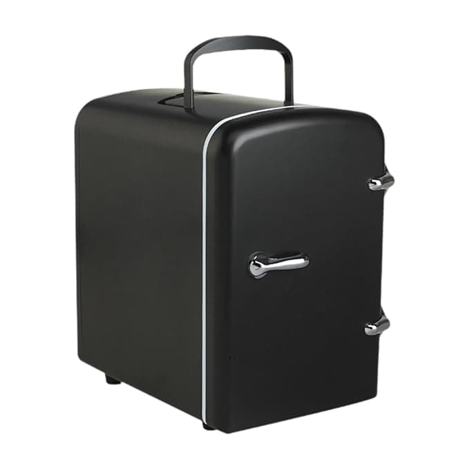 Mini Fridge Portable Versatile Practical Compact for Cosmetic Bedroom Makeup Black | Mini Fridges | Refrigerators & Freezers | Major Appliances