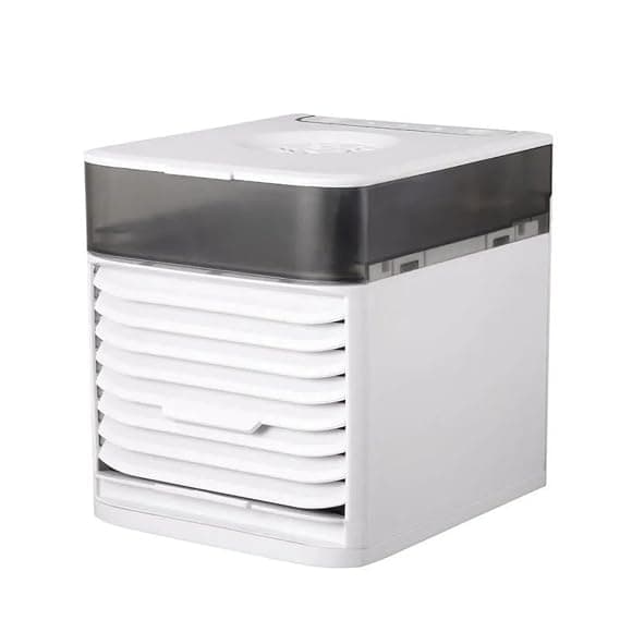 Compact Water-Cooled Fan Portable Evaporative Air Cooler Mini USB Fan Personal for Office Workers, Students, Desk, Bedside Table, Small Rooms, Gen 3