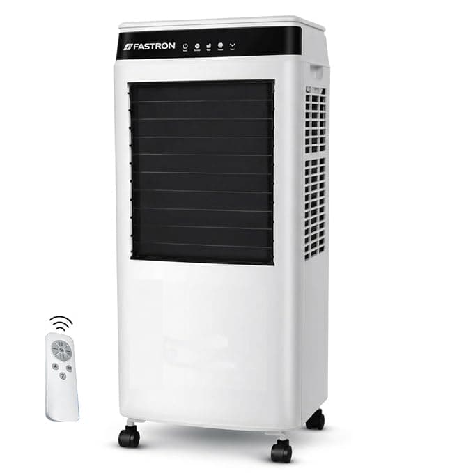FASTRON 36L Desert Air Cooler for Home & Room | 30 Ft Air Throw, Strong Air Delivery, 3 Speed Control, Remote, Timer, 3-Side Honeycomb Pads, Inverter Compatible, Energy Efficient, ISI Certified