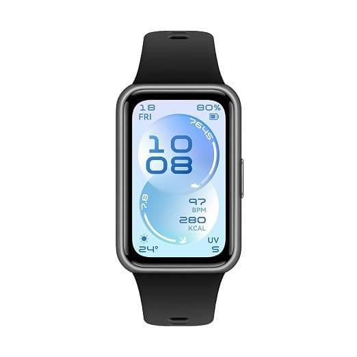 Huawei Band 11 Health & Fitness Tracker, Enhanced Sleep Tracking, All-Day Health Monitoring, Ultra-Slim & Comfort Wear, Compatible with iOS & Android, Smart Watch, Metal (Black)