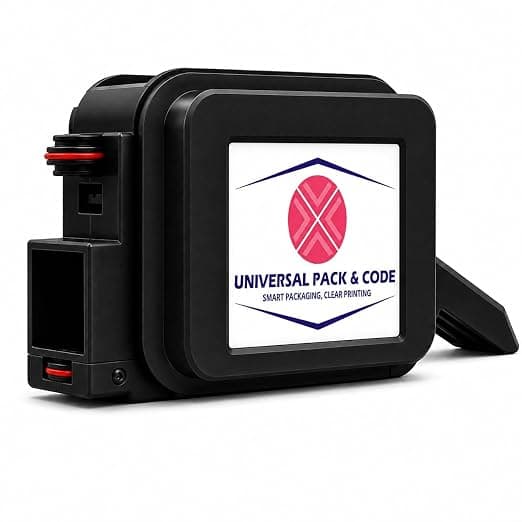 Universal Pack & Code TIJ Thermal Inkjet Mini Printer Pro Without Handle | 12.7mm Portable Wireless Batch Coding Machine for Date, MRP, Expiry, Barcode, QR Code & Logo Printing