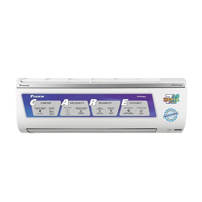 Daikin 1.5 Ton 5 Star Inverter Split AC (Copper, PM 2.5, FTKU50UV16VF, White)