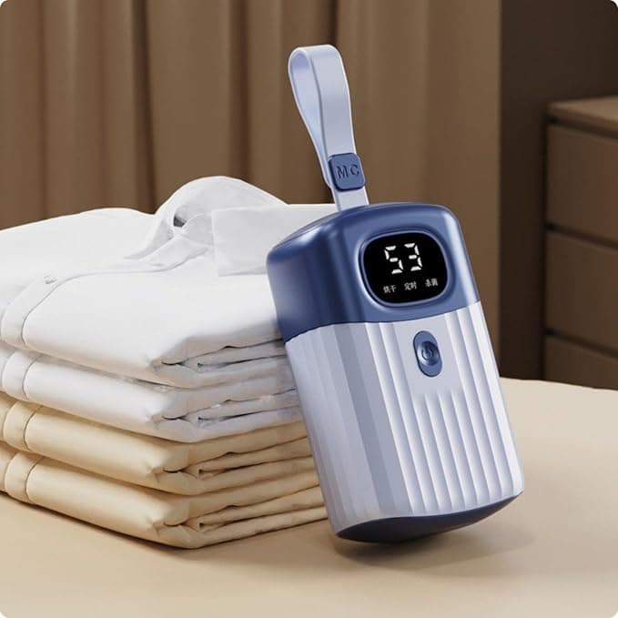 Mini Clothes Dryer Portable Clothes Dryer Easy Setup Electric Dehumidifying Machine for Travel, Dorm, Small Room EU Standard