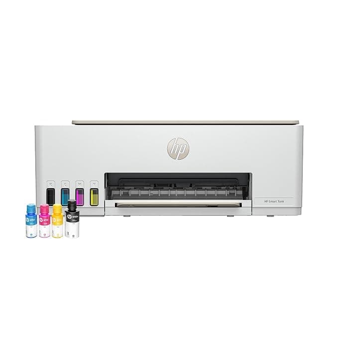HP Smart Tank All in One 583 Multi-Function WiFi Color Ink Tank Printer (Borderless Printing) for Print/Copy/Scan with Up to 4000 Pages of Black or 6000 Pages of Color