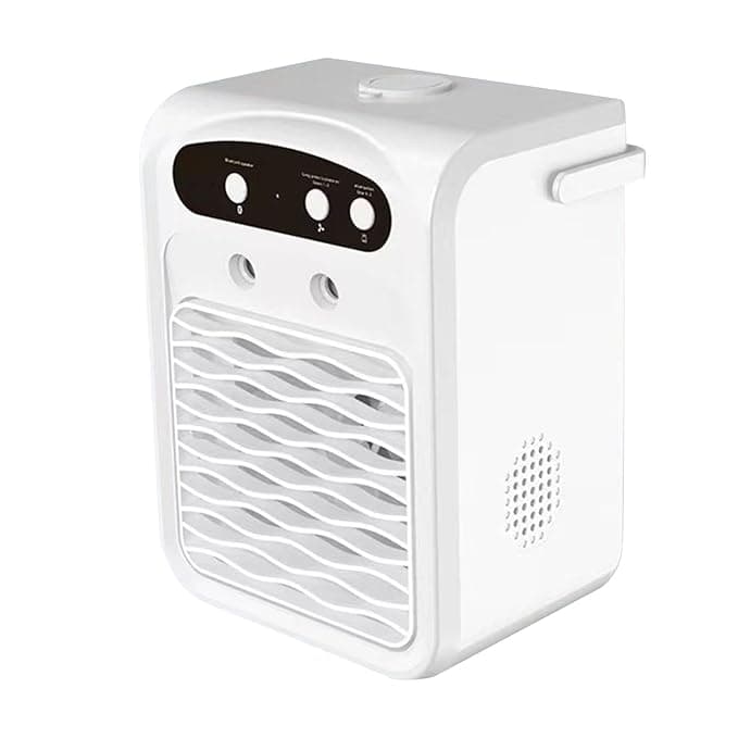 Portable Air Conditioner Efficient Misting Fan Noiseless Powerful Air